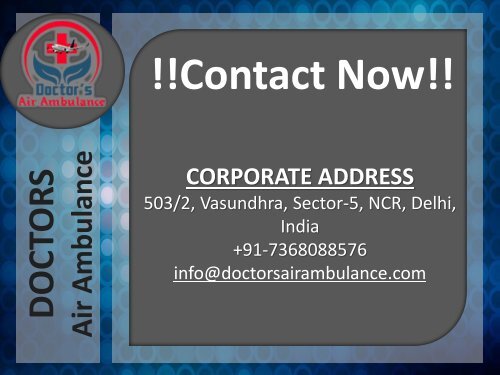 Book Doctors Air Ambulance from Silchar with ICU Facilities