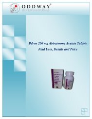 Bdron 250 mg Abiraterone Tablets Price India | Abiraterone 250mg Tablets Wholesaler