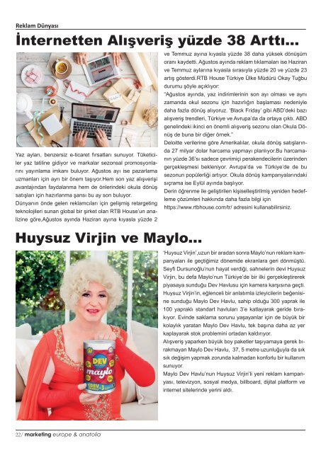 marketing europe & anatolia Sayı: 066