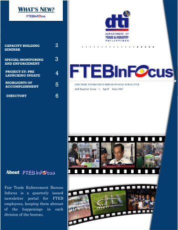 FTEB Infocus - 2nd Quarter Edition