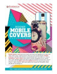 PrintLand.in - Buy Mobile Phone Back Covers, Cases and Accessories Online in India with Reasonable Price