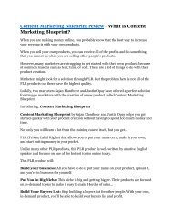 Content Marketing Blueprint review - Content Marketing Blueprint $27,300 bonus & discount