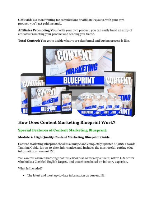 Content Marketing Blueprint review - Content Marketing Blueprint $27,300 bonus & discount