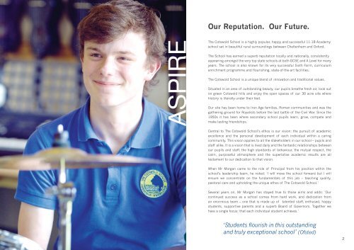 Cotswold School Prospectus 2016 complete for web