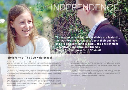 Cotswold School Prospectus 2016 complete for web