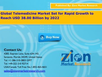 Global Telemedicine Market, 2016 – 2022