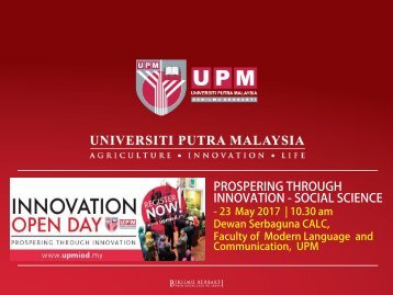 UPMIOD Social Science Innovation