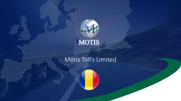 Motis Tolls Presentation March 2017 - RO