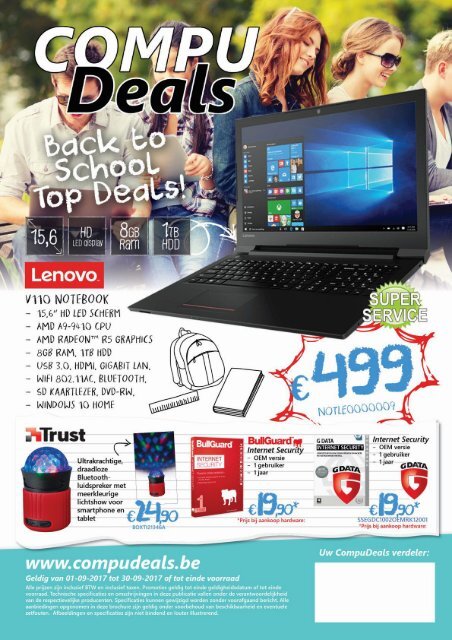 Compudeals Backt To School 2017