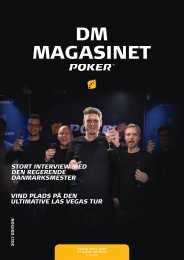 DM-magasinet 2017 - Danske Spil Poker