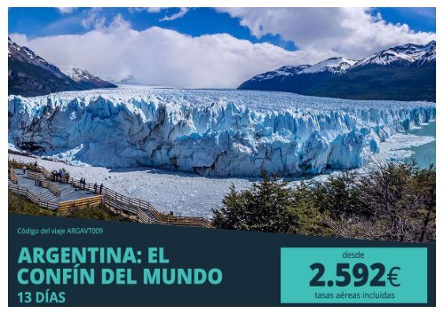 Catálogo de Viajes por Argentina