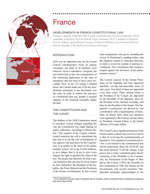 2016 Global Review of Constitutional Law