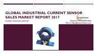 Global Industrial Current Sensor Sales Market Report 2017