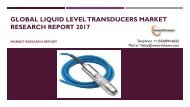 Global Liquid Level transducers Market Research Report 2017