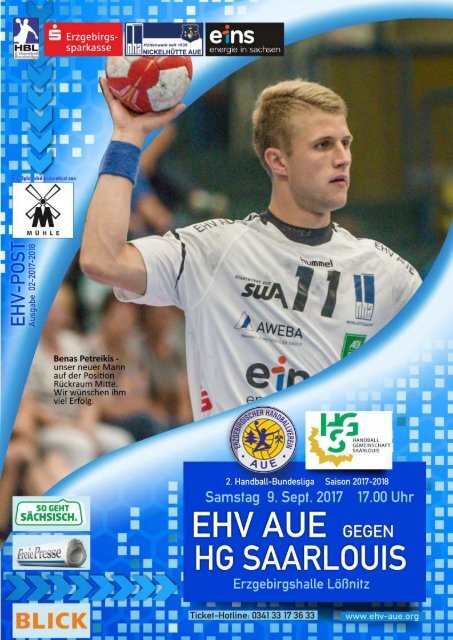 EHV Post: EHV Aue gegen HG Saarlouis