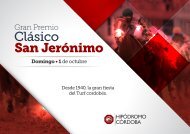 Sponsorear la 77º edición del Clásico San Jerónimo