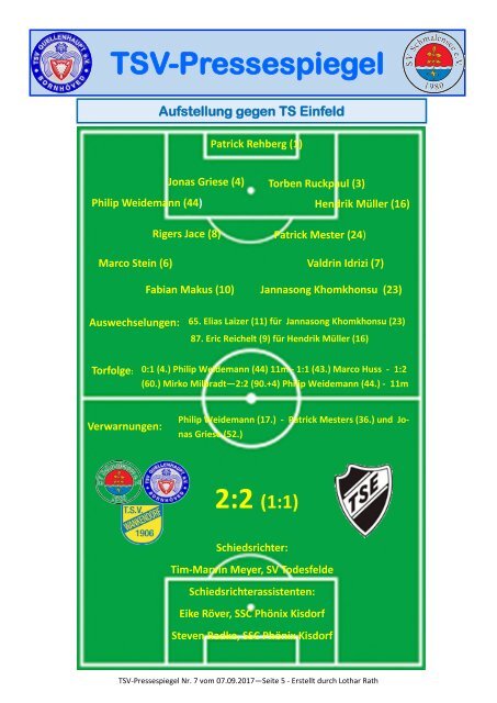 TSV-Pressespiegel-7-070917