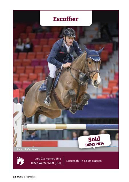 Dutch Sport Horse Sales catalogue 2017 - rob ehrens vervangen