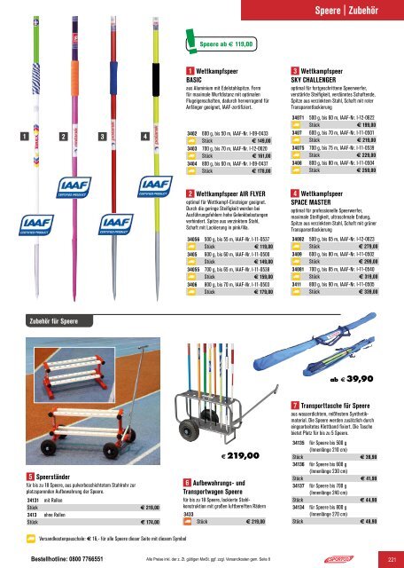 SPORTCO Gesamtkatalog 2017/2018 - Schule & Verein