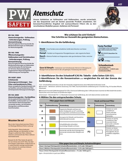 Gebr. RUNDE GmbH - B2B - Atemschutzbekleidung - Atemschutzmasken - Atemschutzhauben