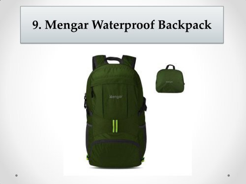 Top 10 Best Waterproof Backpacks Reviews 