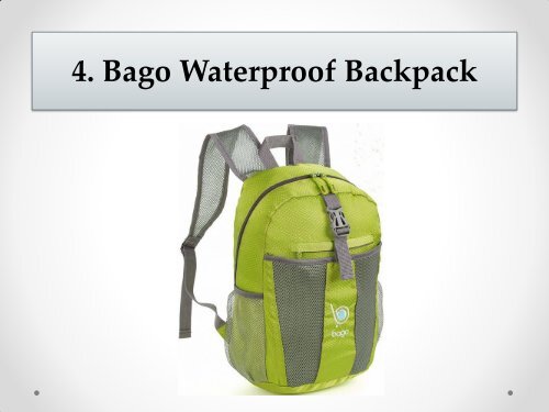 Top 10 Best Waterproof Backpacks Reviews 