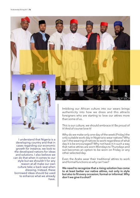 The BusinessDay CEO Magazine August 2017