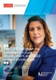 CIPR membership brochure 2017