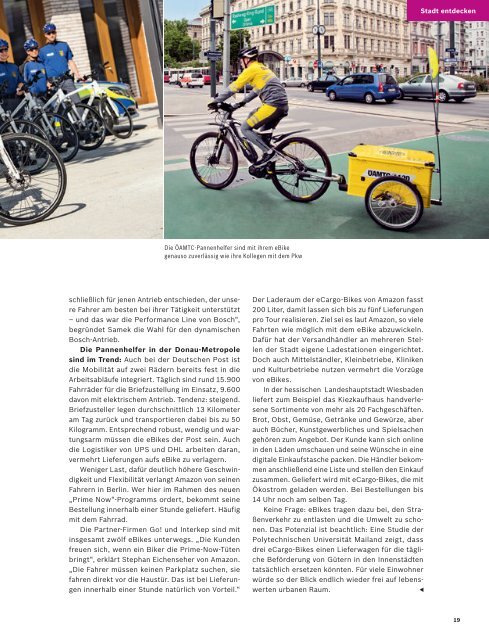 Bosch eBike Systems Magazin 2018