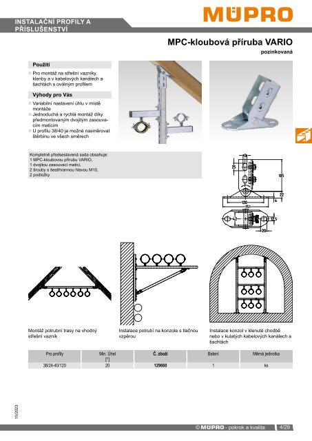 MÜPRO katalog CZ