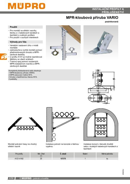 MÜPRO katalog CZ