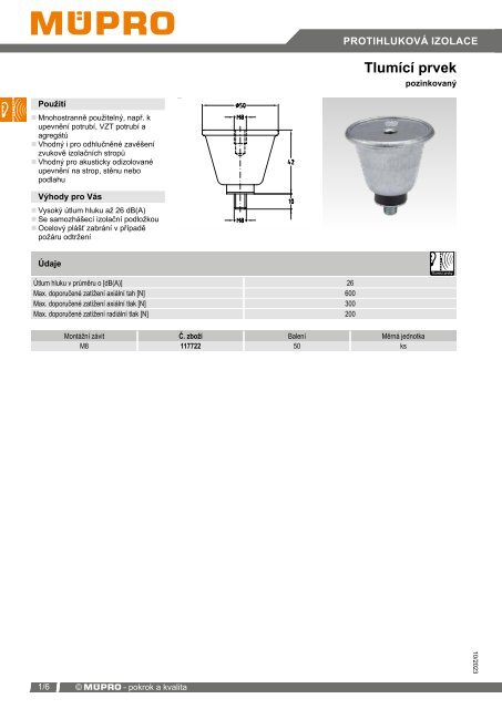 MÜPRO katalog CZ