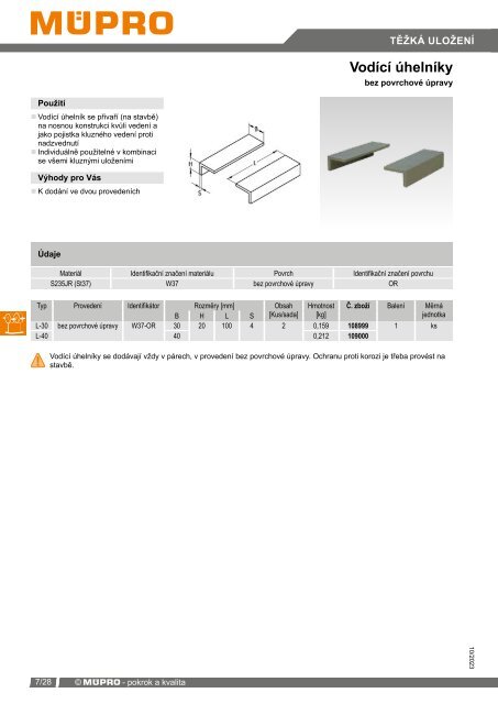 MÜPRO katalog CZ