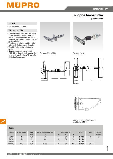 MÜPRO katalog CZ