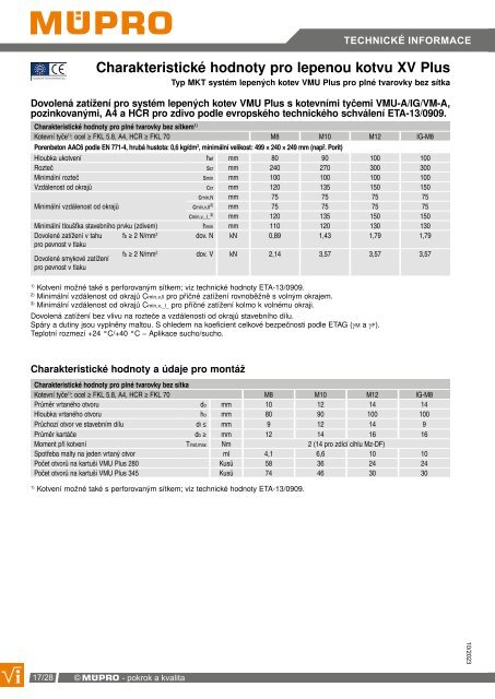 MÜPRO katalog CZ