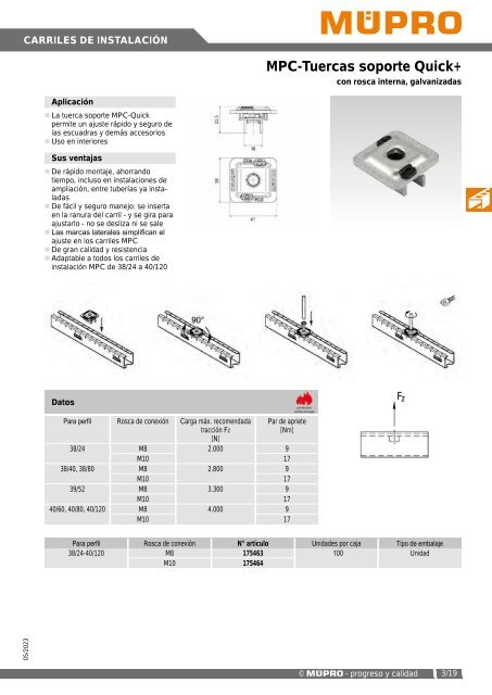 MÜPRO catálogo ES