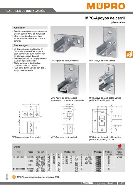 MÜPRO catálogo ES