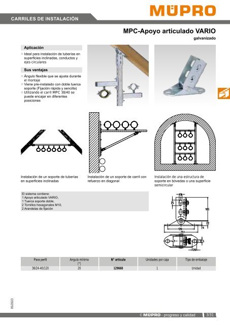 MÜPRO catálogo ES