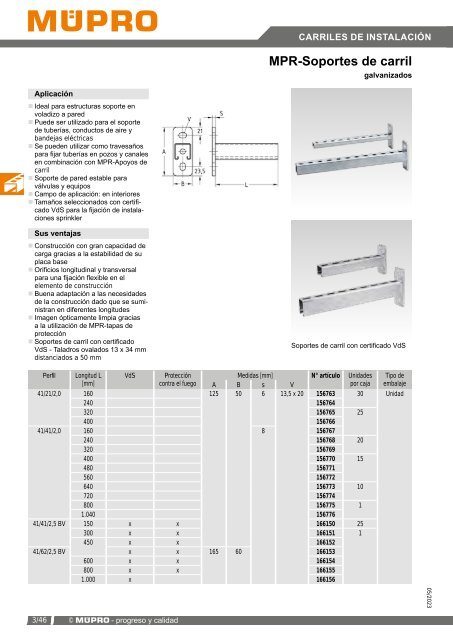 MÜPRO catálogo ES