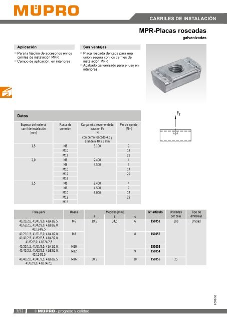 MÜPRO catálogo ES