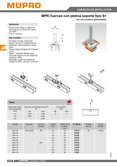 MÜPRO catálogo ES