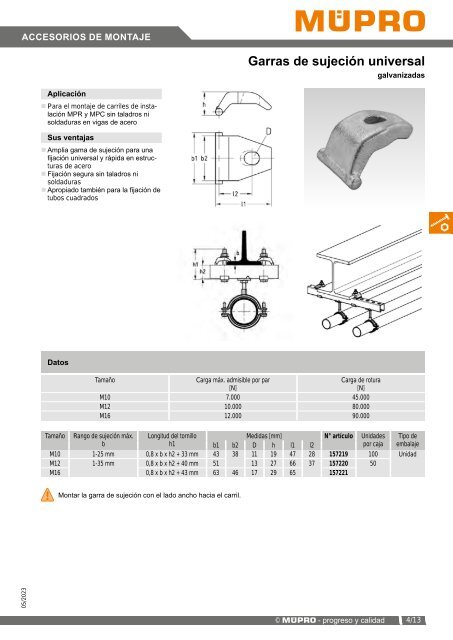 MÜPRO catálogo ES