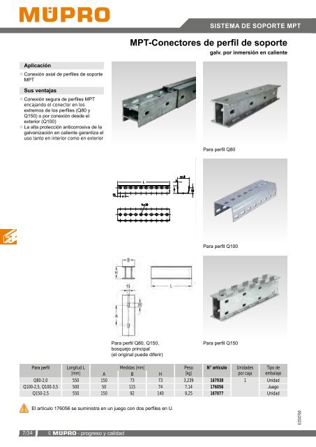 MÜPRO catálogo ES