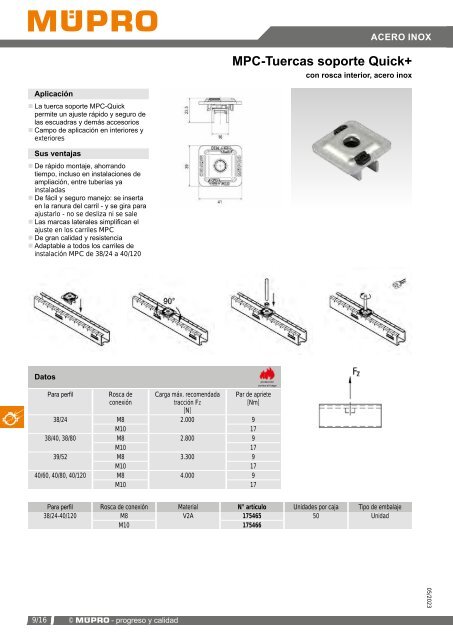 MÜPRO catálogo ES