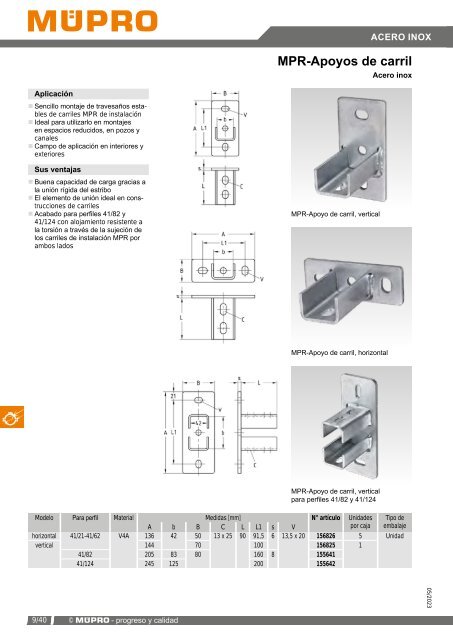 MÜPRO catálogo ES