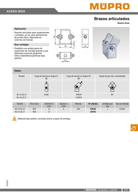 MÜPRO catálogo ES
