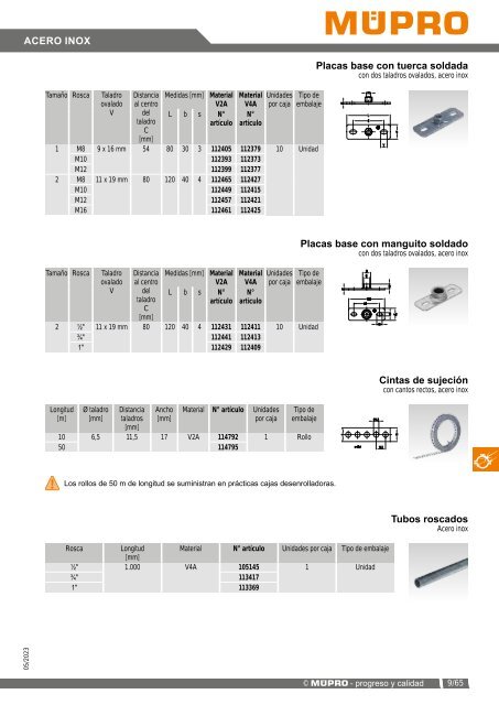 MÜPRO catálogo ES