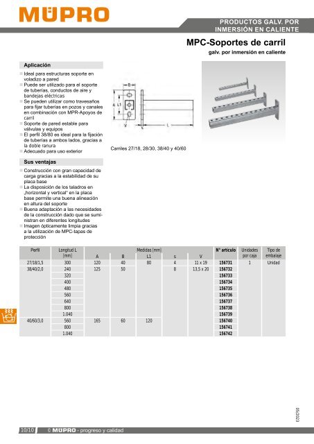 MÜPRO catálogo ES