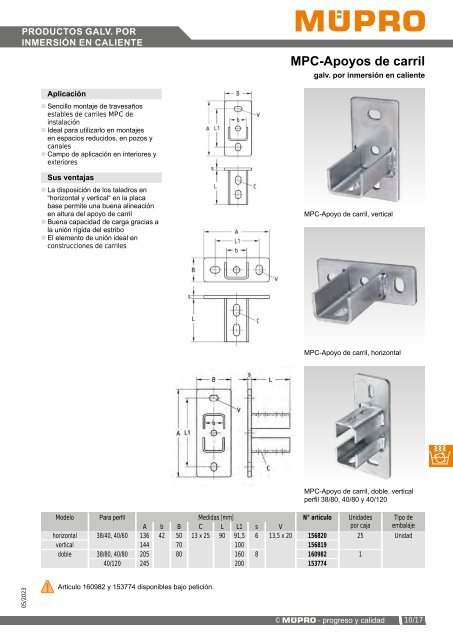 MÜPRO catálogo ES