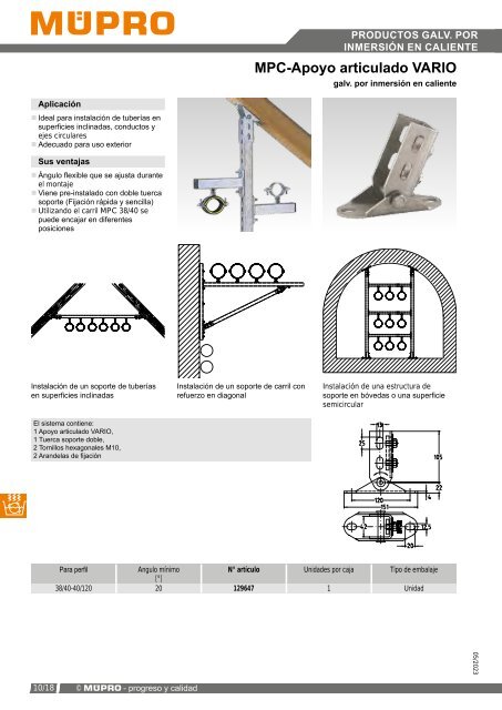 MÜPRO catálogo ES